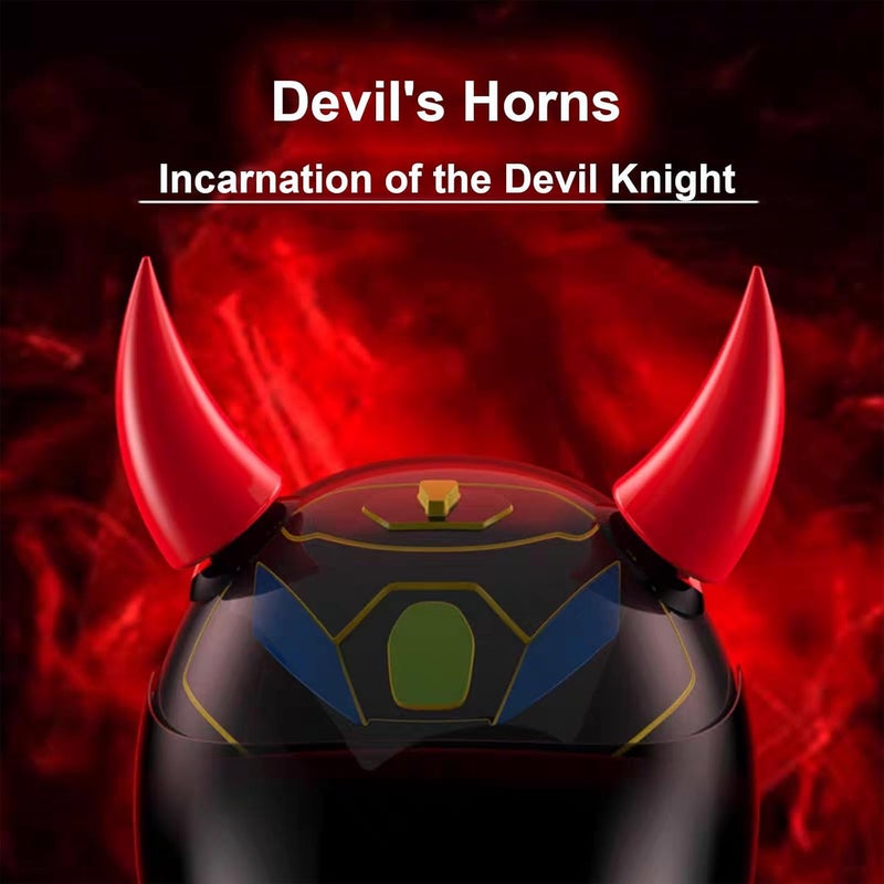 CHPINGN Motorcycle Horn Devil Horns,Motorcycle Helmet Accessories,Bike Helmet, Ski Accessories(Helmet Not Included) - Image 5